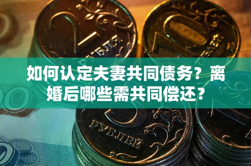 济南如何认定夫妻共同债务？离婚后哪些需共同偿还？