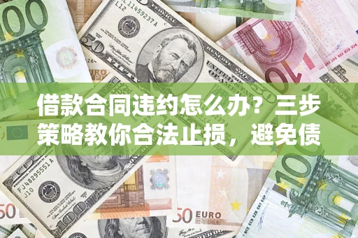 济南借款合同违约怎么办？三步策略教你合法止损，避免债务危机升级